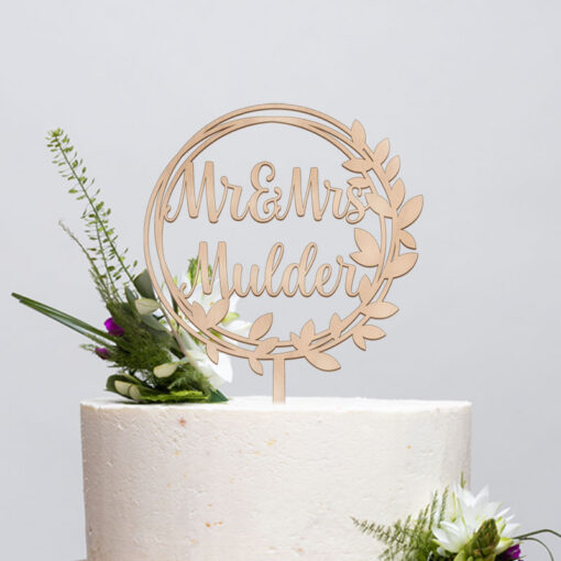 Taarttopper 'Bohemian Elegance'