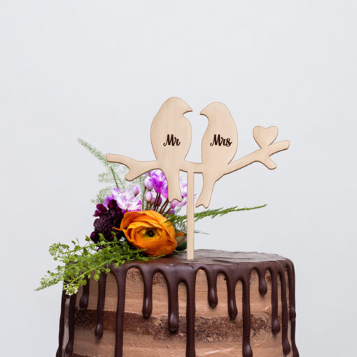 Taarttopper 'Lovebirds'