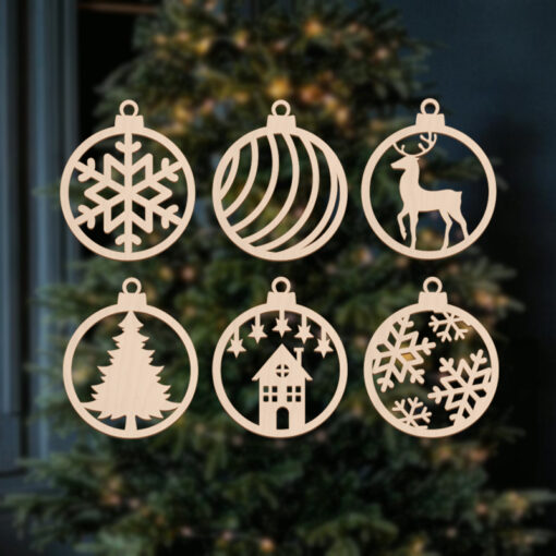 Kerstballen 'Rustic Treasures'
