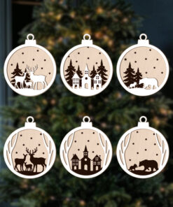 Kerstballen 'Nordic Baubles'